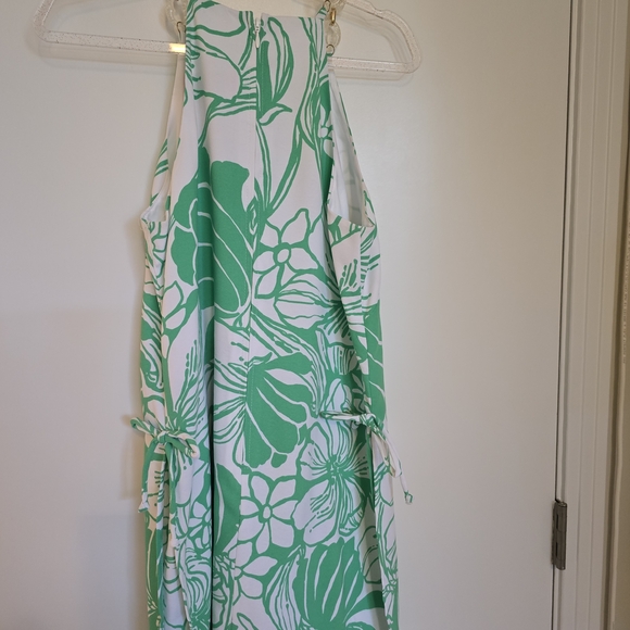 Lilly Pulitzer Green and White Floral Mini Dress - Picture 4 of 8